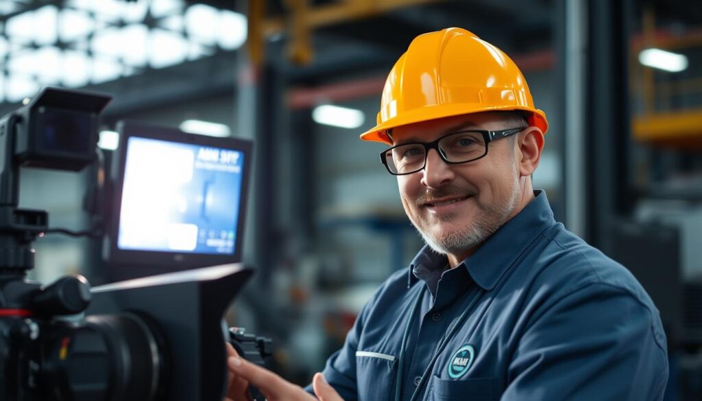 Generuj obraz promujący firmę przemysłową za pomocą filmów