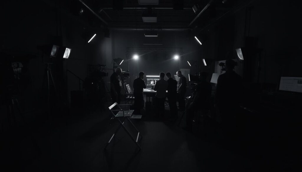 proces tworzenia materiałów wideo